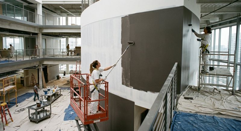Commercial Ceiling Painting in Longmont, CO