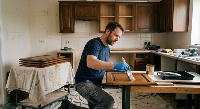 Wood Cabinet Refinishing in Dayton, OH