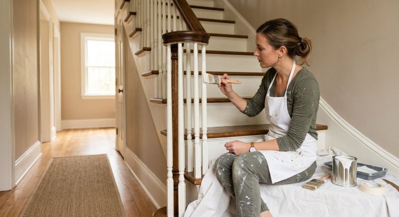 Banister Painting in Wilmington, NC
