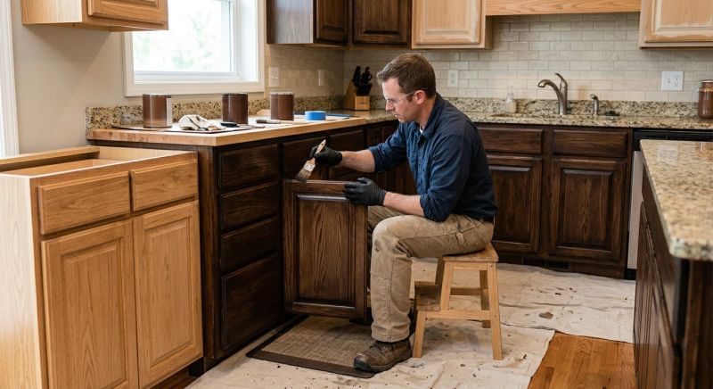 Cabinet Staining Service in Dayton, OH