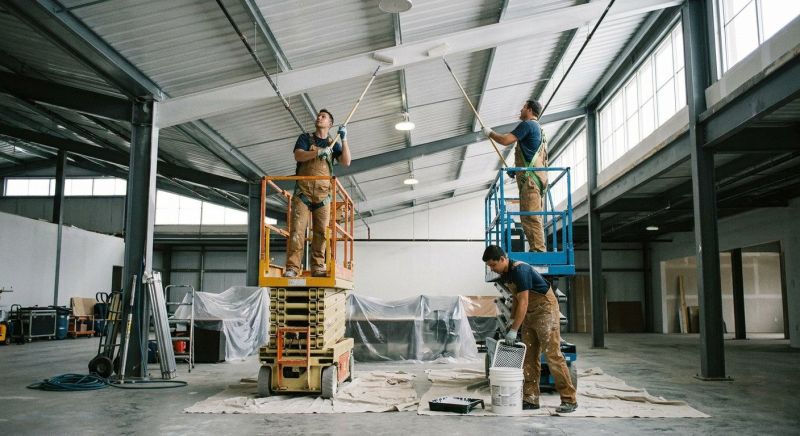 Commercial Ceiling Painting in Arvada, CO