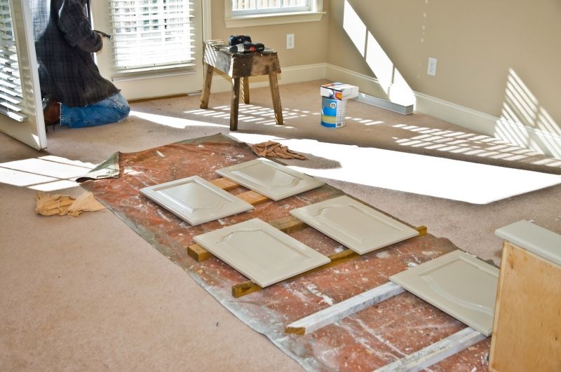 Wood Cabinets Staining