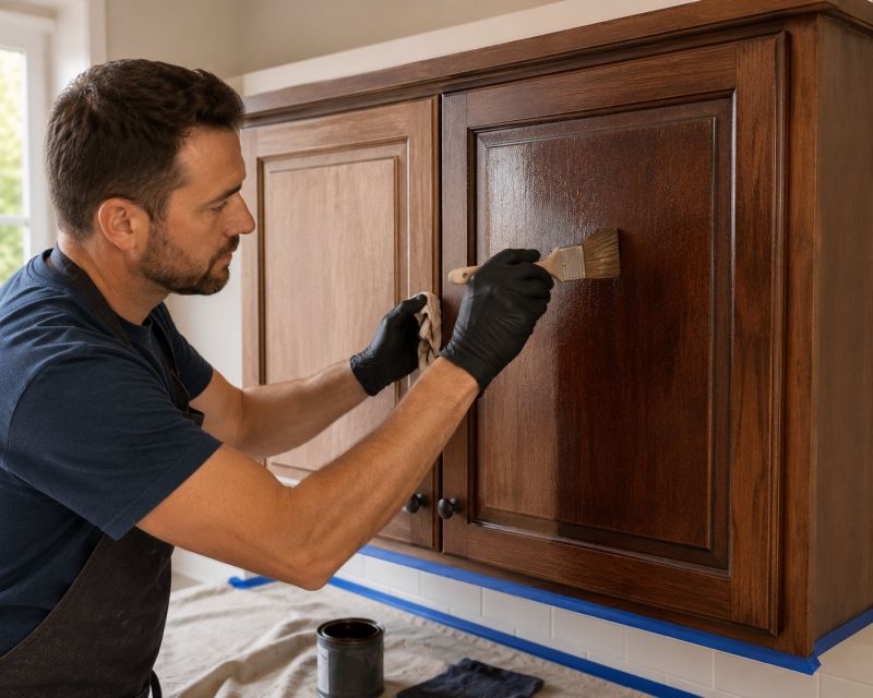 Cupboard Refinishing in Carmel, IN