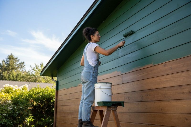 Exterior Staircase Painting in Arvada, CO