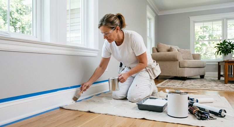 Great Room Painting in Waco, TX