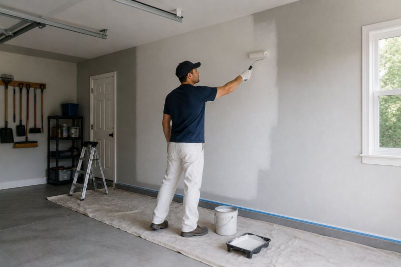 Interior Garage Painting in Wilmington, NC