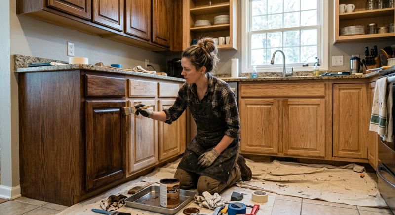 Kitchen Cabinet Staining in Cincinnati, OH
