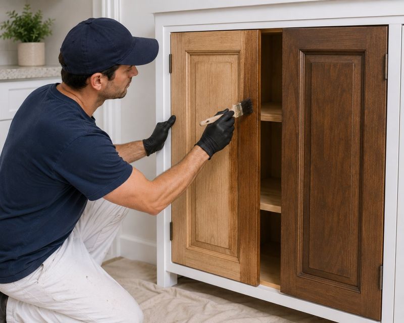 Oak Cabinet Refinishing in Indianapolis, IN