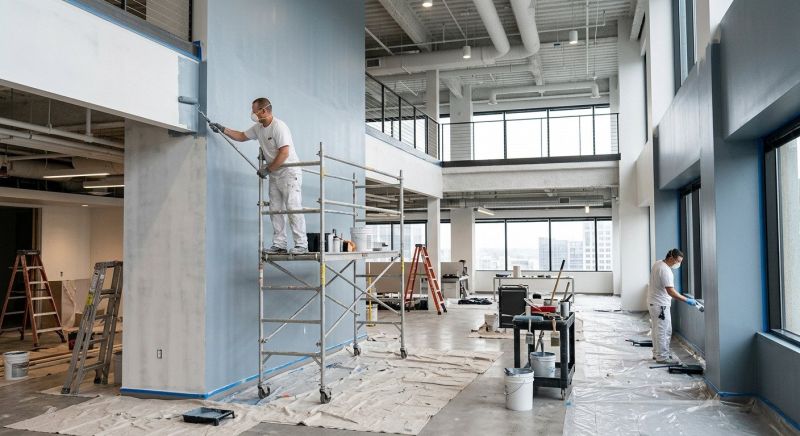 Reception Area Painting in Boulder, CO