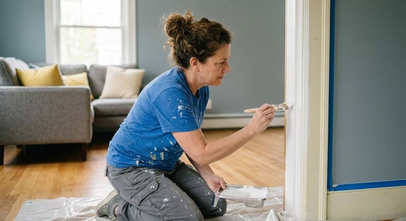 Townhouse Interior Painting in Kansas City, KS