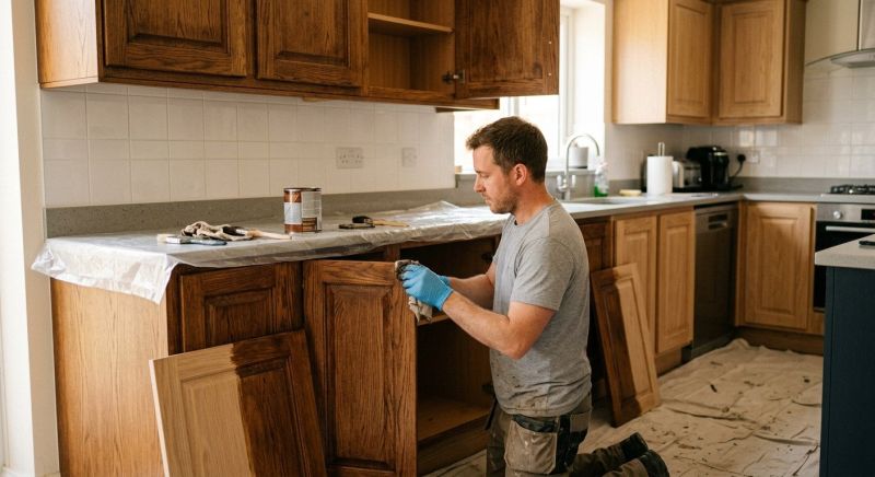 Wood Cabinet Refinishing in Kokomo, IN